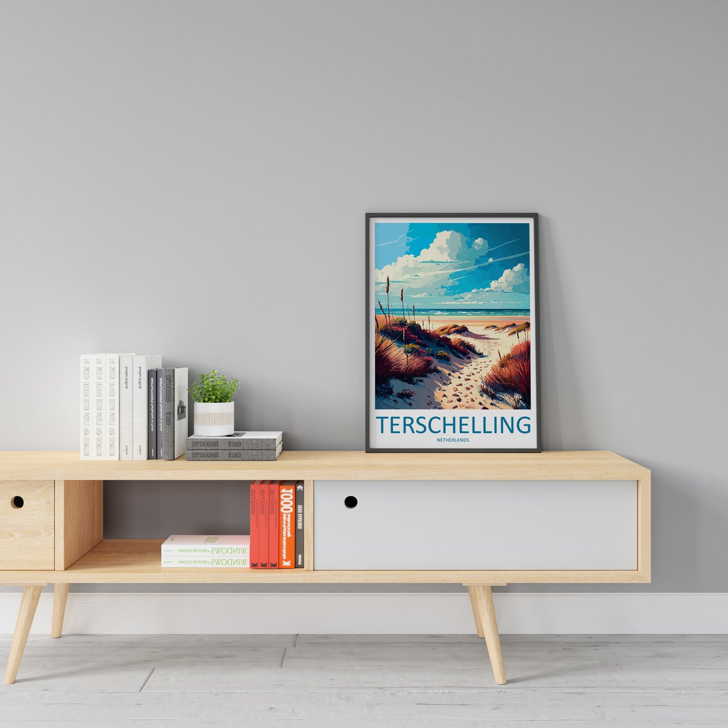 Terschelling Travel Print Wall Art Terschelling Wall Hanging Home Décor Terschelling Gift Art Lovers Netherlands Art Lover Gift Terschelling