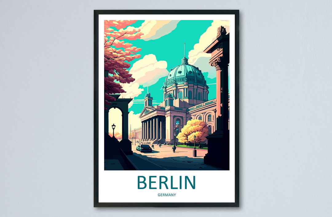 Berlin Travel Print Wall Art Berlin Wall Hanging Home Décor Berlin Gift Art Lovers Germany Art Lover Gift Berlin Wall Décor Berlin Print