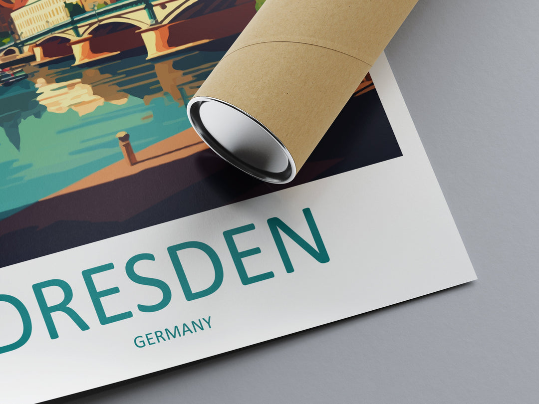 Dresden Travel Print Wall Art Dresden Wall Hanging Home Décor Dresden Gift Art Lovers Germany Art Lover Gift Dresden Wall Décor Print