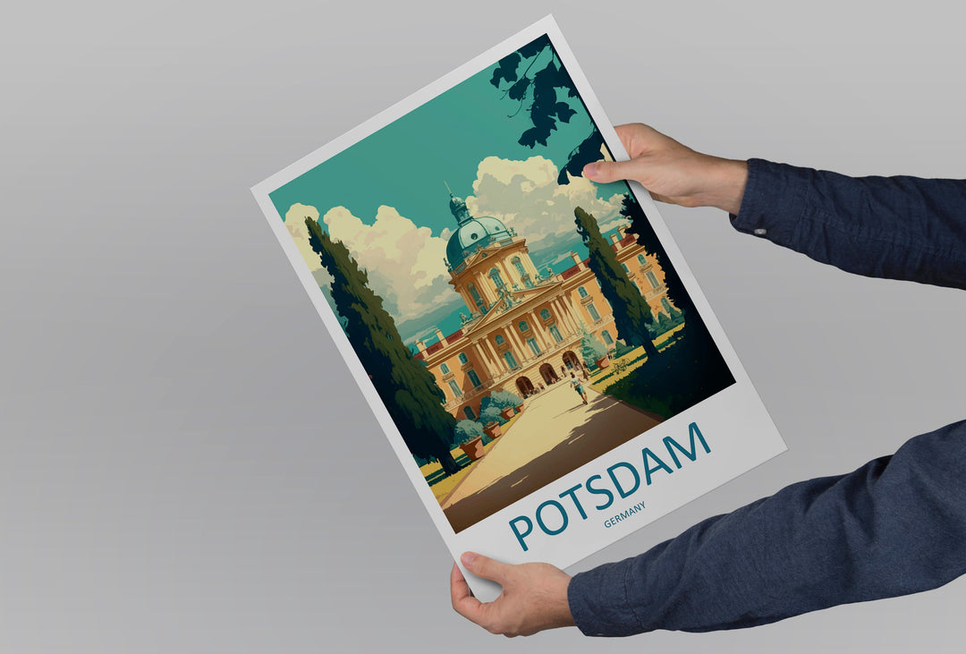 Potsdam Travel Print Wall Art Potsdam Wall Hanging Home Décor Potsdam Gift Art Lovers Germany Art Lover Gift Potsdam Wall Décor Print Gift