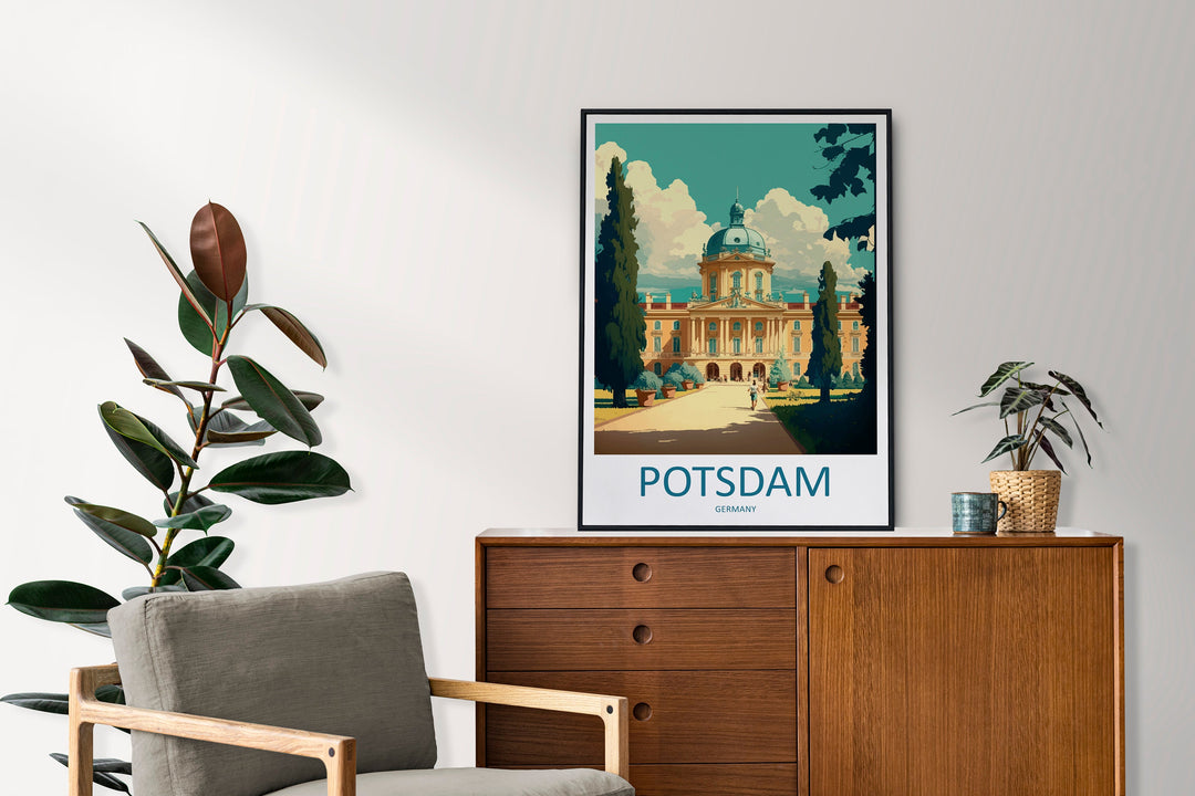 Potsdam Travel Print Wall Art Potsdam Wall Hanging Home Décor Potsdam Gift Art Lovers Germany Art Lover Gift Potsdam Wall Décor Print Gift