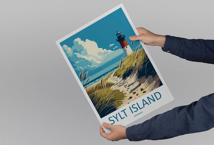 Sylt Island Travel Print Wall Art Sylt Island Wall Hanging Home Décor Sylt Island Gift Art Lovers Germany Art Lover Gift Sylt Island Art