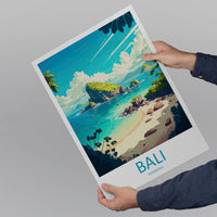 Bali Travel Print Wall Art Bali Wall Hanging Home Décor Bali Gift Art Lovers Indonesia Art Lover Gift Bali Travel Art Poster