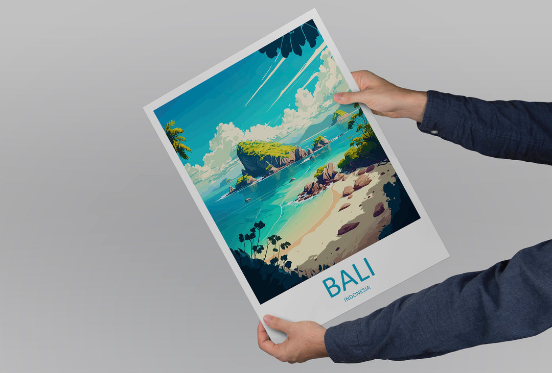 Bali Travel Print Wall Art Bali Wall Hanging Home Décor Bali Gift Art Lovers Indonesia Art Lover Gift Bali Travel Art Poster