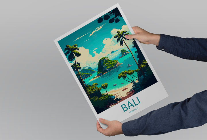 Bali Travel Print Wall Art Bali Wall Hanging Home Décor Bali Gift Art Lovers Indonesia Art Lover Gift Bali Travel Art Poster