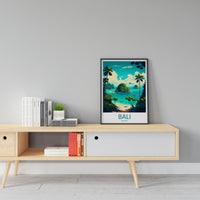 Bali Travel Print Wall Art Bali Wall Hanging Home Décor Bali Gift Art Lovers Indonesia Art Lover Gift Bali Travel Art Poster