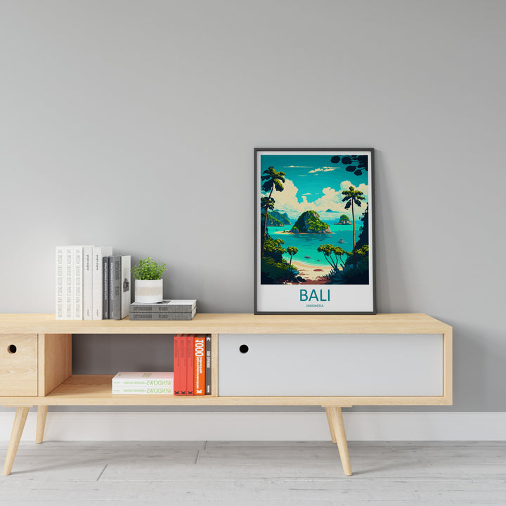 Bali Travel Print Wall Art Bali Wall Hanging Home Décor Bali Gift Art Lovers Indonesia Art Lover Gift Bali Travel Art Poster