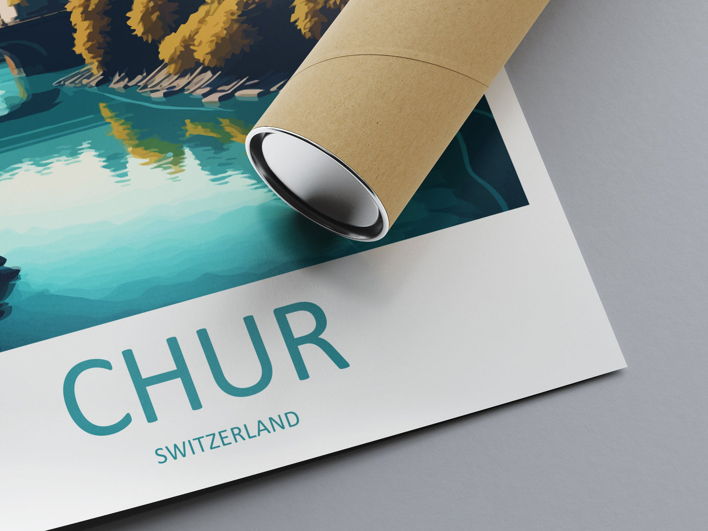 Chur Travel Print Wall Art Chur Wall Hanging Home Décor Chur Gift Art Lovers Switzerland Art Lover Gift Chur Travel Art