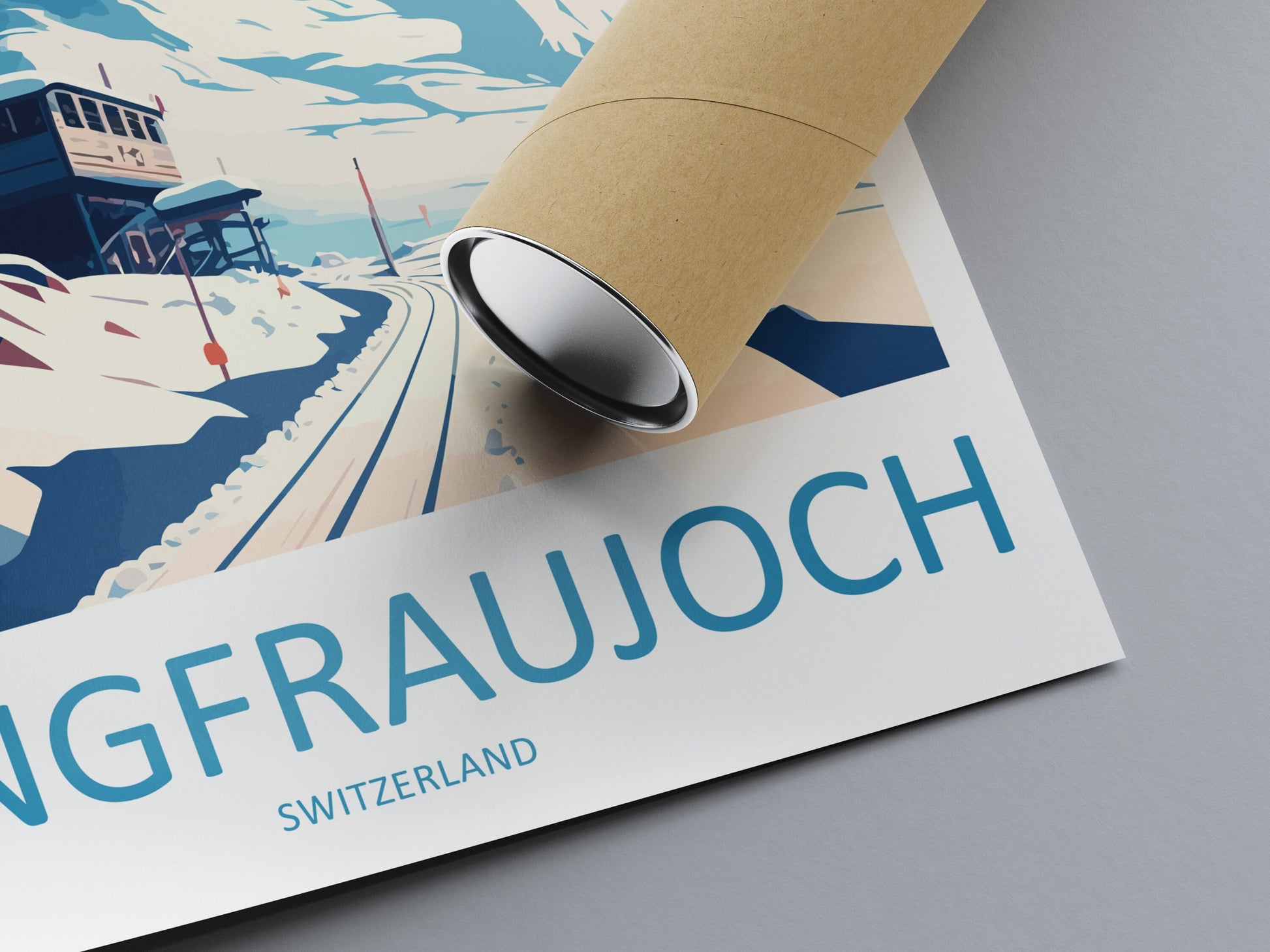 Jungfraujoch Travel Print Wall Art Jungfraujoch Wall Hanging Home Décor Jungfraujoch Gift Art Lovers Switzerland Art Lover Gift Jungfraujoch