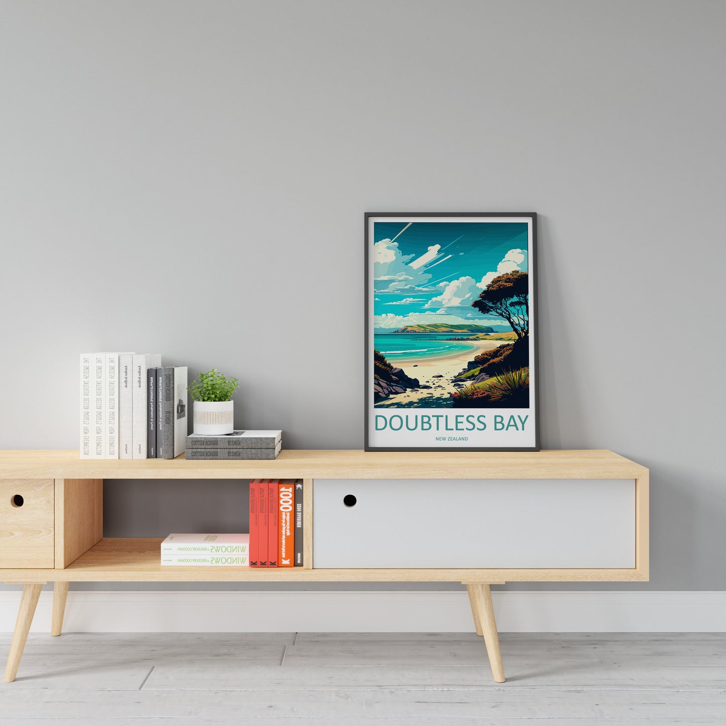 Doubtless Bay Travel Print Wall Art Doubtless Bay Wall Hanging Home Décor Doubtless Bay Gift Art Lovers New Zealand Art Lover Gift Print