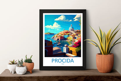 Procida Travel Print Wall Art Procida Italy Wall Hanging Home Decoration Procida Gift Art Lovers Wall Art Print Procida Italy Art Procida
