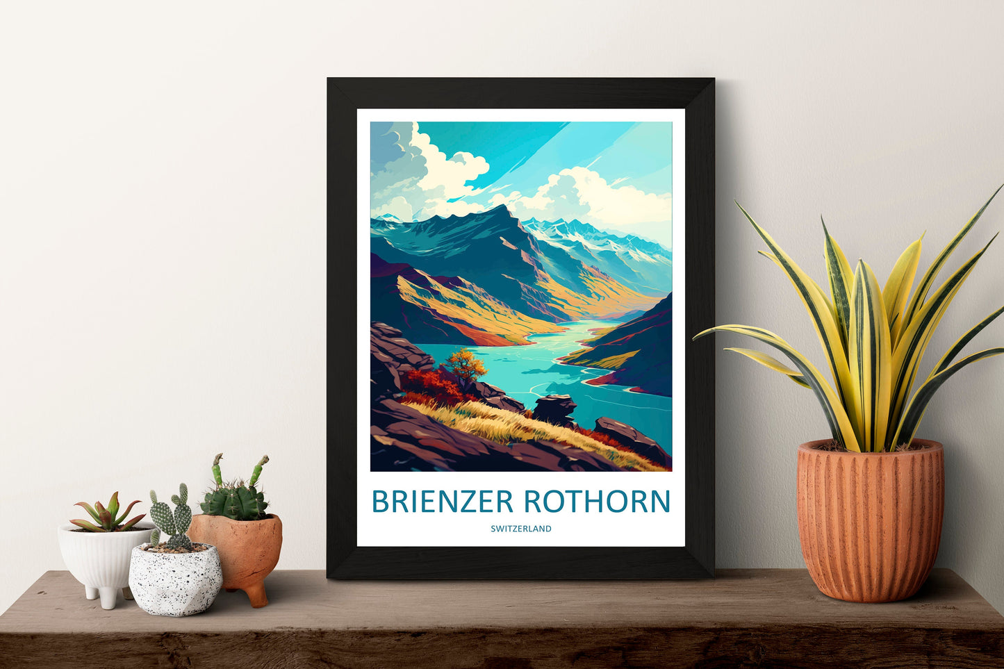 Brienzer Rothorn Travel Print Wall Art Brienzer Rothorn Wall Hanging Home Décor Brienzer Rothorn Gift Art Lovers Switzerland Art Lover Gift