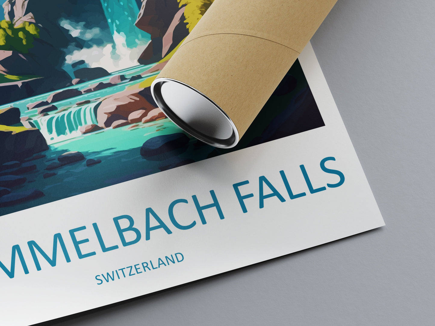 Trummelbach Falls Travel Print Wall Art Trummelbach Falls Wall Hanging Home Décor Trummelbach Falls Gift Art Lovers Switzerland Art Lover