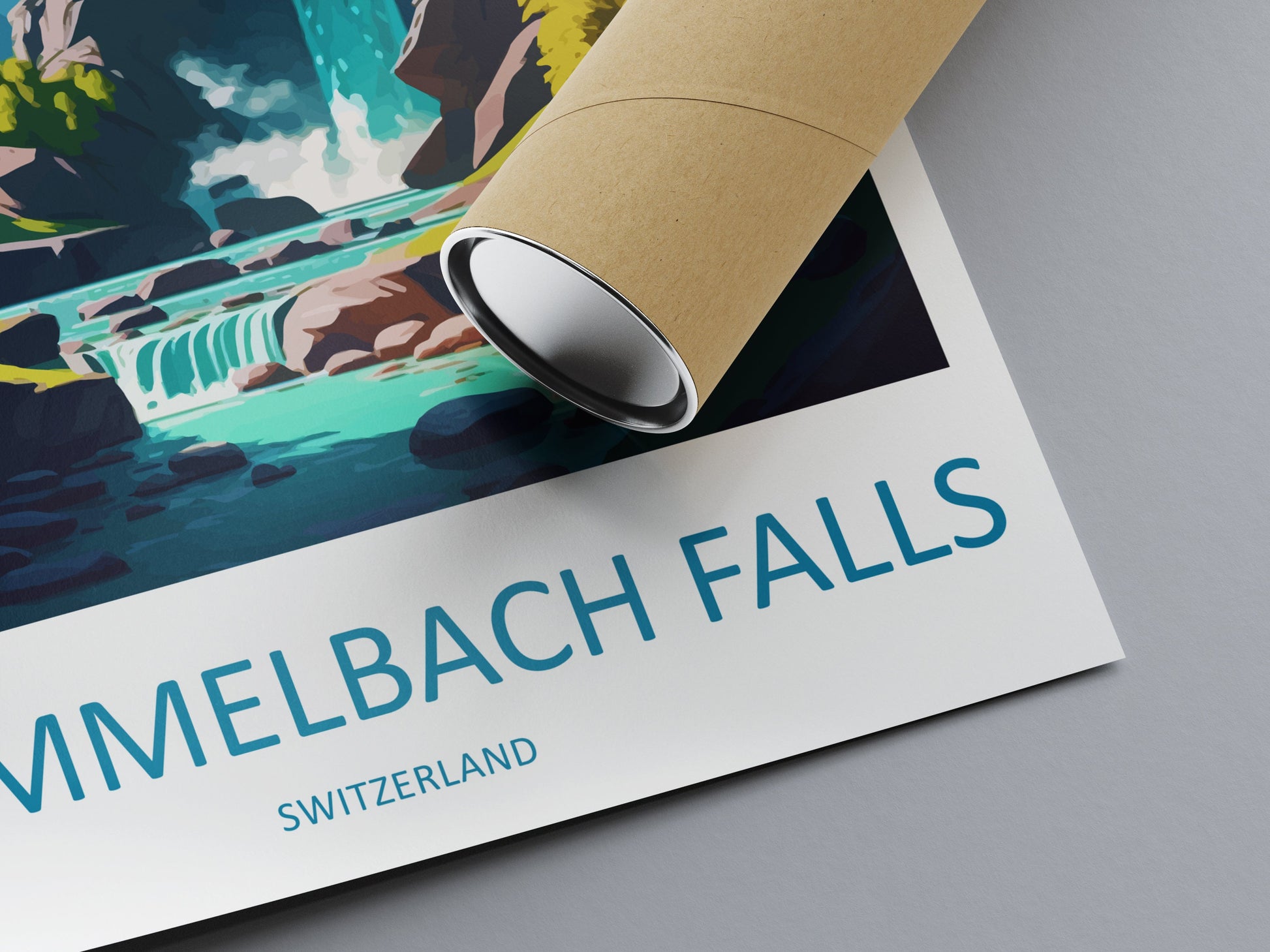 Trummelbach Falls Travel Print Wall Art Trummelbach Falls Wall Hanging Home Décor Trummelbach Falls Gift Art Lovers Switzerland Art Lover