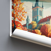 Augsburg Travel Print Wall Art Augsburg Wall Hanging Home Décor Augsburg Gift Art Lovers Germany Art Lover Gift Augsburg Art Travel Gift