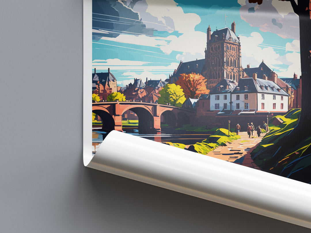 Trier Travel Print Wall Art Trier Wall Hanging Home Décor Trier Gift Art Lovers Germany Art Lover Gift Trier Art Travel Gift Trier Germany