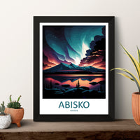 Abisko Travel Print Wall Art Abisko Wall Hanging Home Décor Abisko Gift Art Lovers Sweden Art Lover Gift Abisko Travel Art Poster