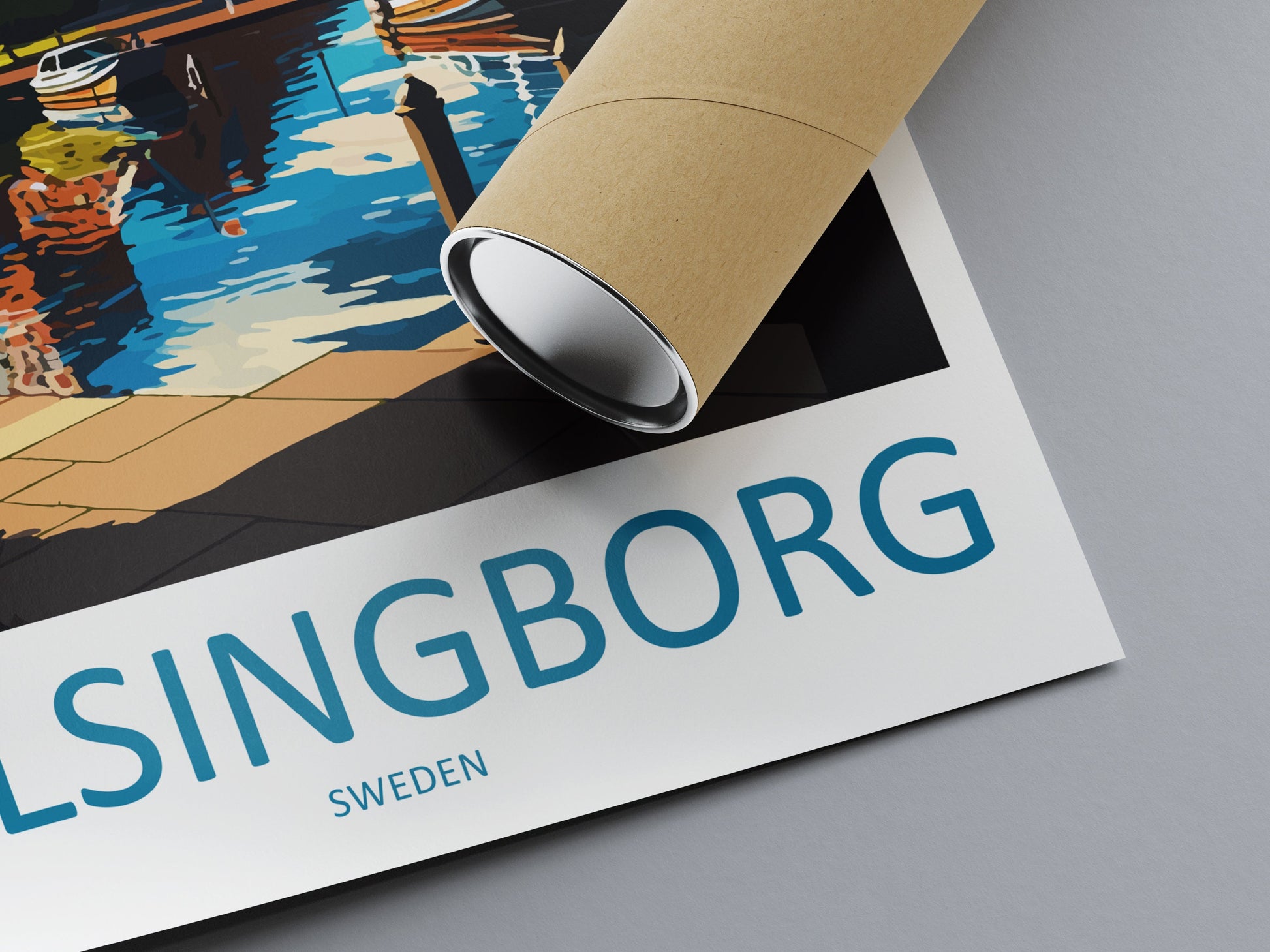 Helsingborg Travel Print Wall Art Helsingborg Wall Hanging Home Décor Helsingborg Gift Art Lovers Sweden Art Lover Gift Helsingborg Travel