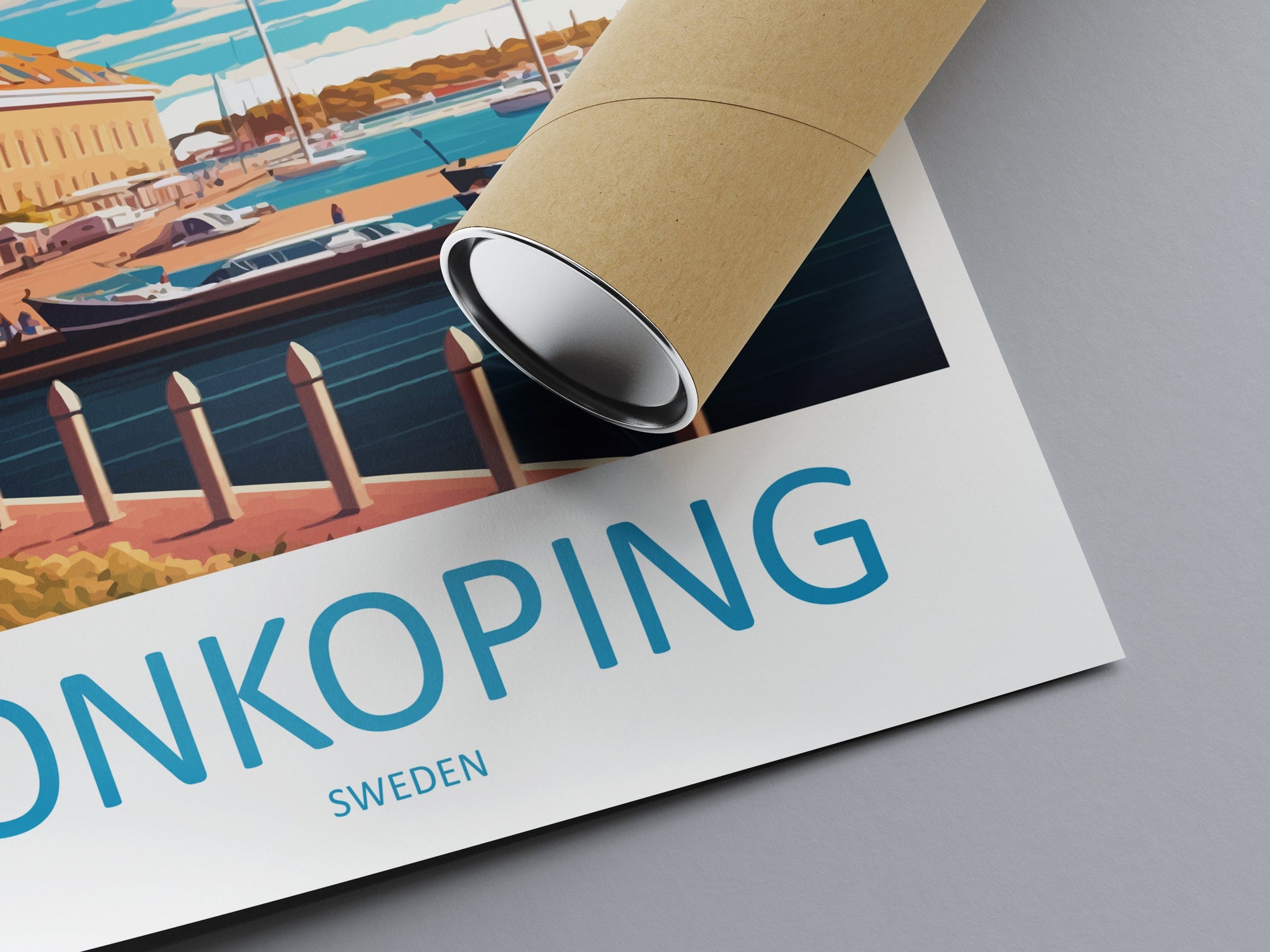 Jonkoping Travel Print Wall Art Jonkoping Wall Hanging Home Décor Jonkoping Gift Art Lovers Sweden Art Lover Gift Jonkoping Travel Art Print