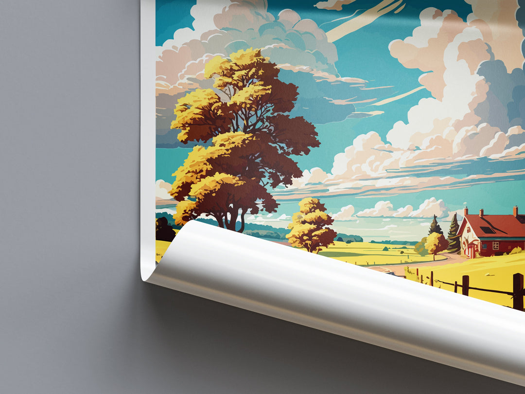 Skane Travel Print Wall Art Skane Wall Hanging Home Décor Skane Gift Art Lovers Sweden Art Lover Gift Skane Travel Art Poster