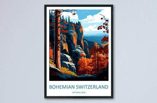 Bohemian Switzerland Travel Print Wall Art Bohemian Switzerland Wall Hanging Home Décor Bohemian Switzerland Gift Art Lovers Czech Republic