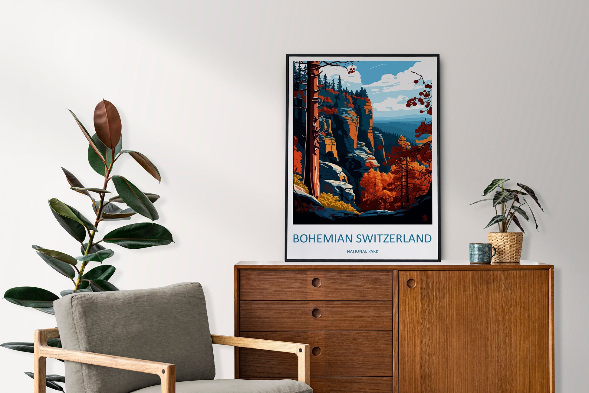 Bohemian Switzerland Travel Print Wall Art Bohemian Switzerland Wall Hanging Home Décor Bohemian Switzerland Gift Art Lovers Czech Republic