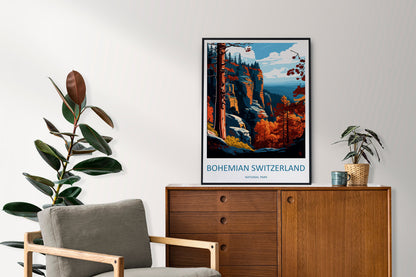 Bohemian Switzerland Travel Print Wall Art Bohemian Switzerland Wall Hanging Home Décor Bohemian Switzerland Gift Art Lovers Czech Republic