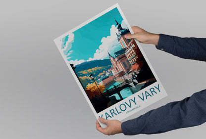 Karlovy Vary Travel Print Wall Art Karlovy Vary Wall Hanging Home Décor Karlovy Vary Gift Art Lovers Czech Republic Art Lover Gift Karlovy