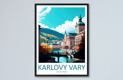 Karlovy Vary Travel Print Wall Art Karlovy Vary Wall Hanging Home Décor Karlovy Vary Gift Art Lovers Czech Republic Art Lover Gift Karlovy