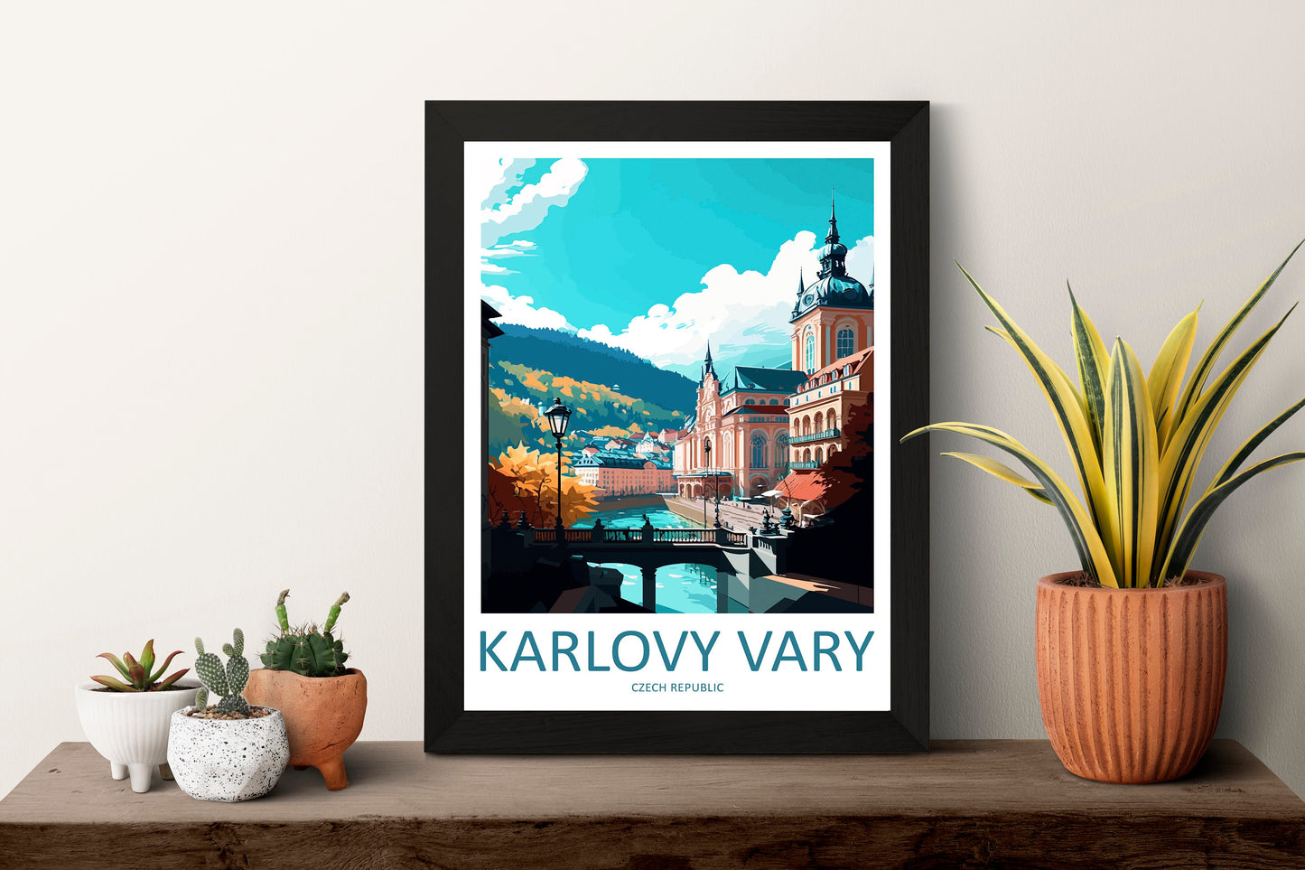 Karlovy Vary Travel Print Wall Art Karlovy Vary Wall Hanging Home Décor Karlovy Vary Gift Art Lovers Czech Republic Art Lover Gift Karlovy