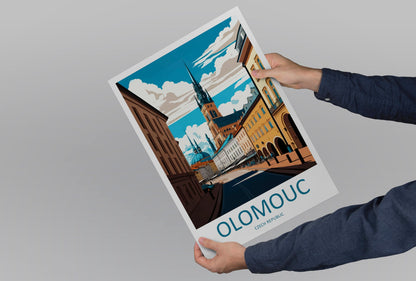 Olomouc Travel Print Wall Art Olomouc Wall Hanging Home Décor Olomouc Gift Art Lovers Czech Republic Art Lover Gift Olomouc Art Decor