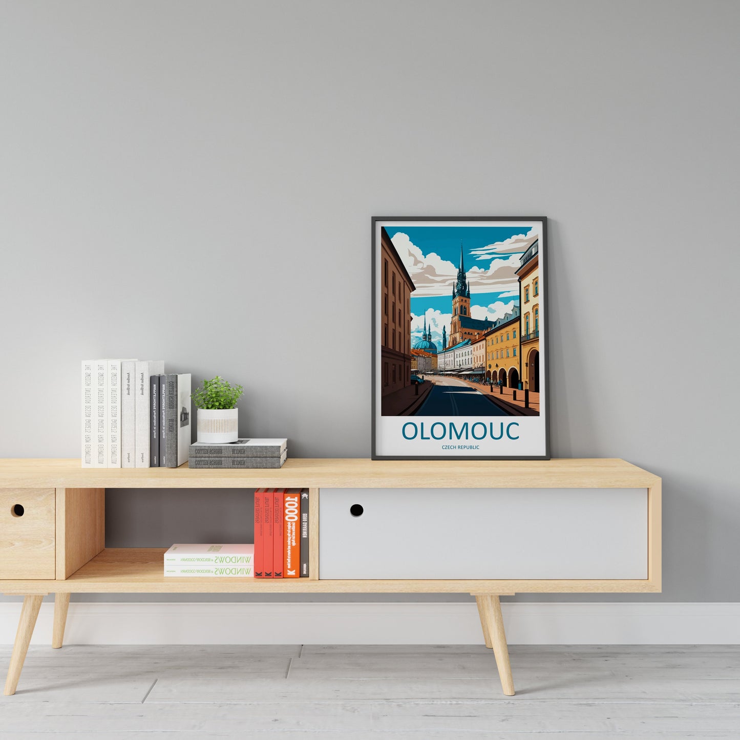 Olomouc Travel Print Wall Art Olomouc Wall Hanging Home Décor Olomouc Gift Art Lovers Czech Republic Art Lover Gift Olomouc Art Decor