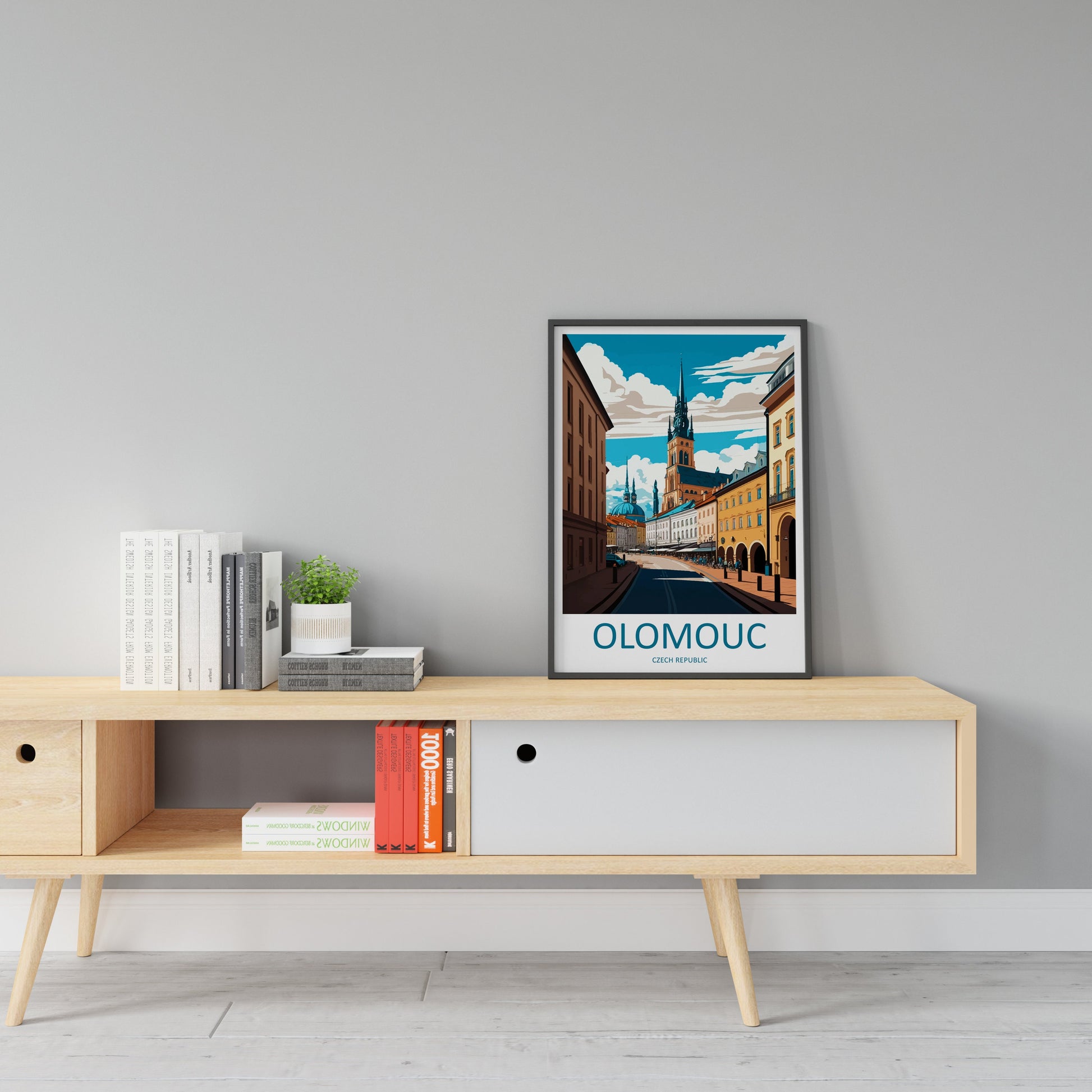 Olomouc Travel Print Wall Art Olomouc Wall Hanging Home Décor Olomouc Gift Art Lovers Czech Republic Art Lover Gift Olomouc Art Decor