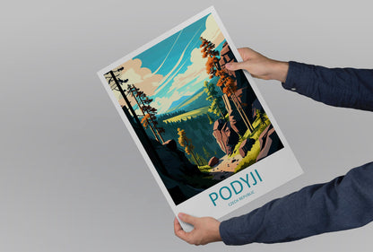 Podyji Travel Print Wall Art Podyji Wall Hanging Home Décor Podyji Gift Art Lovers Czech Republic Art Lover Gift Podyji Art Decor