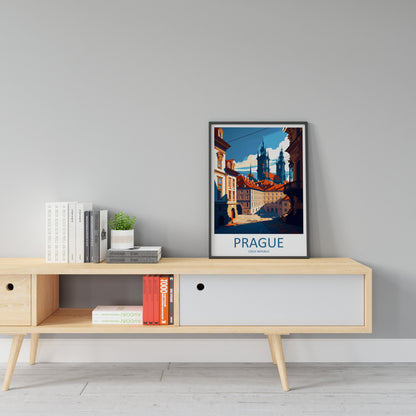 Prague Travel Print Wall Art Prague Wall Hanging Home Décor Prague Gift Art Lovers Czech Republic Art Lover Gift Prague Art Decor