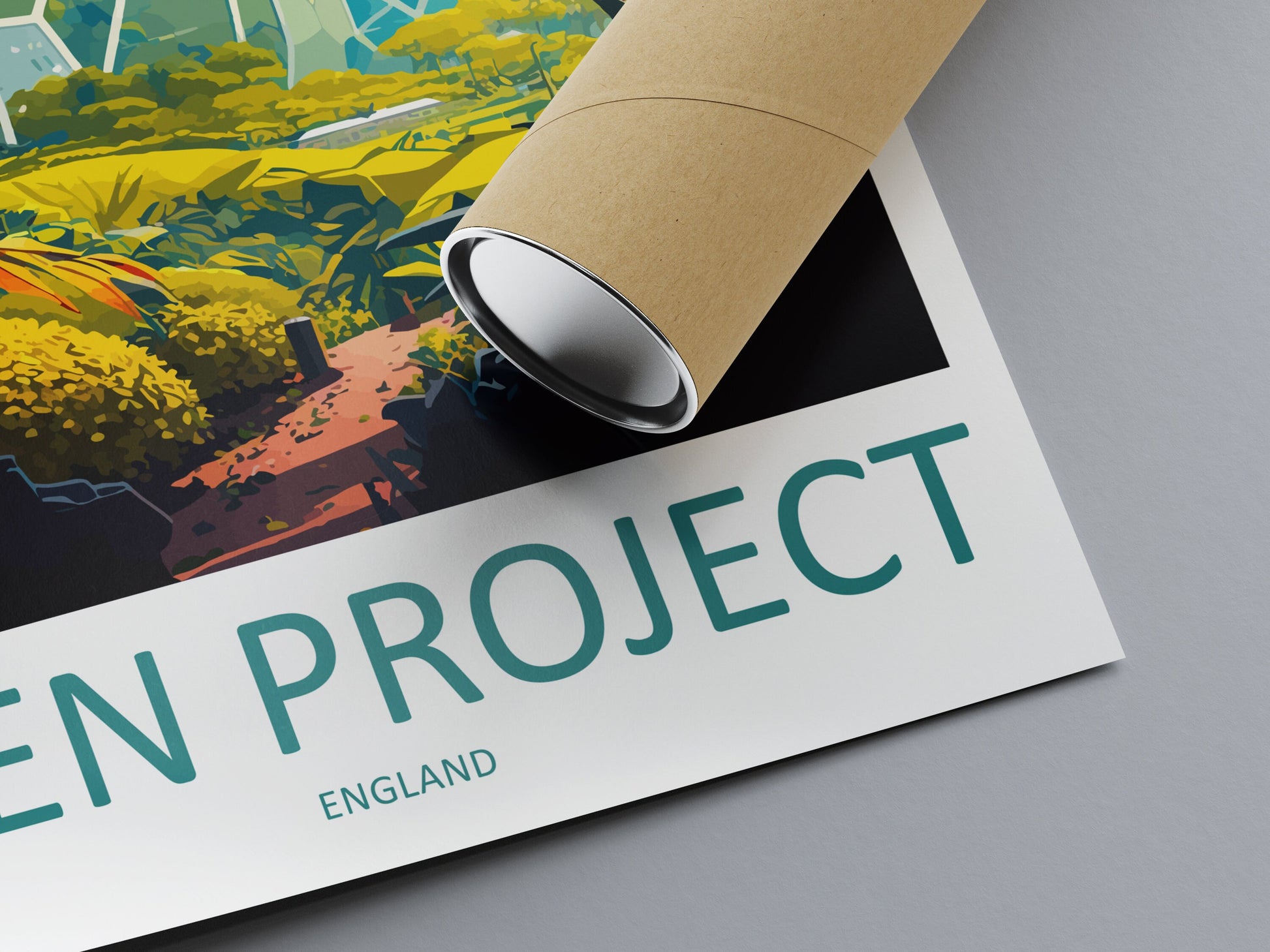 Eden Project Travel Print Wall Art Eden Project Wall Hanging Home Décor Eden Project Gift Art Lovers England Art Lover Gift Eden Project Art