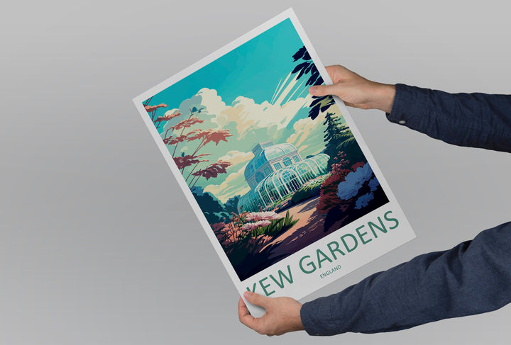 Kew Gardens Travel Print Wall Art Kew Gardens Wall Hanging Home Décor Kew Gardens Gift Art Lovers England Art Lover Gift Kew Gardens Artwork