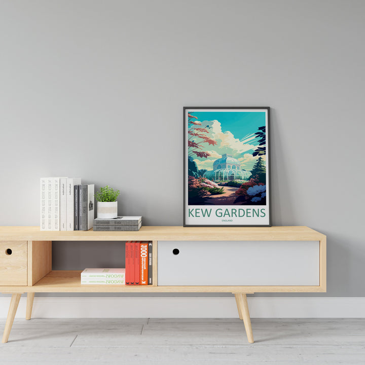 Kew Gardens Travel Print Wall Art Kew Gardens Wall Hanging Home Décor Kew Gardens Gift Art Lovers England Art Lover Gift Kew Gardens Artwork