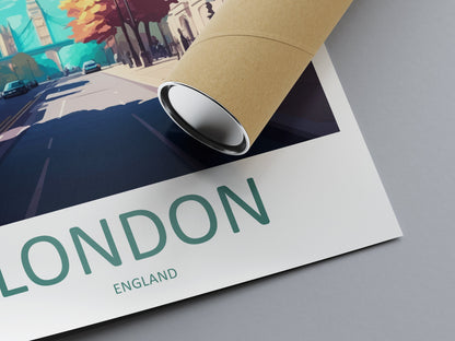 London Travel Print Wall Art London Wall Hanging Home Décor London Gift Art Lovers England Art Lover Gift London Travel Art Gift London Art