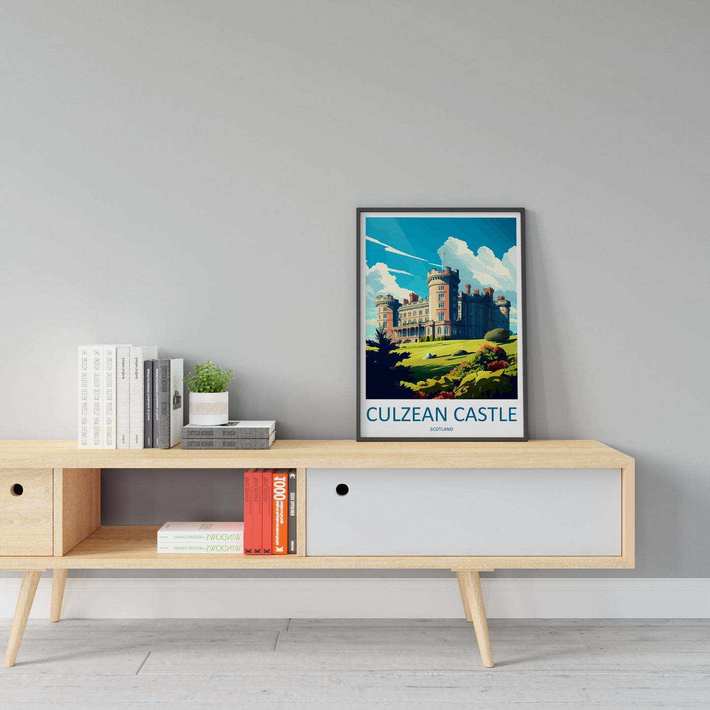 Culzean Castle Travel Print Wall Art Culzean Castle Wall Hanging Home Décor Culzean Castle Gift Art Lovers Scotland Art Lover Gift
