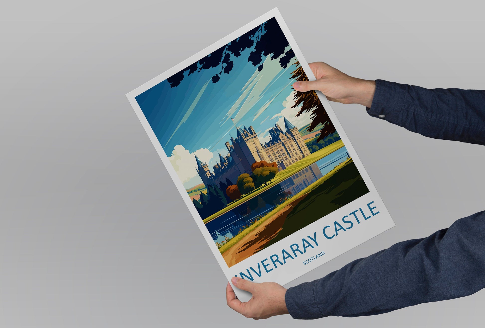 Inveraray Castle Travel Print Wall Art Inveraray Castle Wall Hanging Home Décor Inveraray Castle Gift Art Lovers Scotland Art Lover Gift