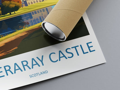 Inveraray Castle Travel Print Wall Art Inveraray Castle Wall Hanging Home Décor Inveraray Castle Gift Art Lovers Scotland Art Lover Gift