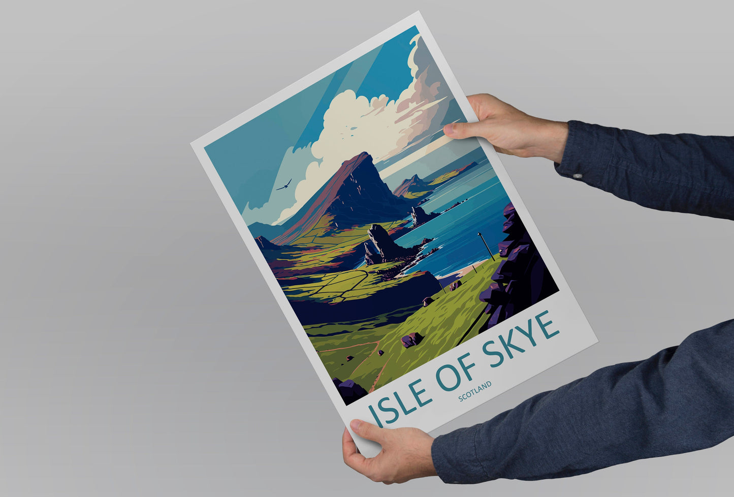 Isle Of Skye Travel Print Wall Art Isle Of Skye Wall Hanging Home Décor Isle Of Skye Gift Art Lovers Scotland Art Lover Gift Isle Of Skye