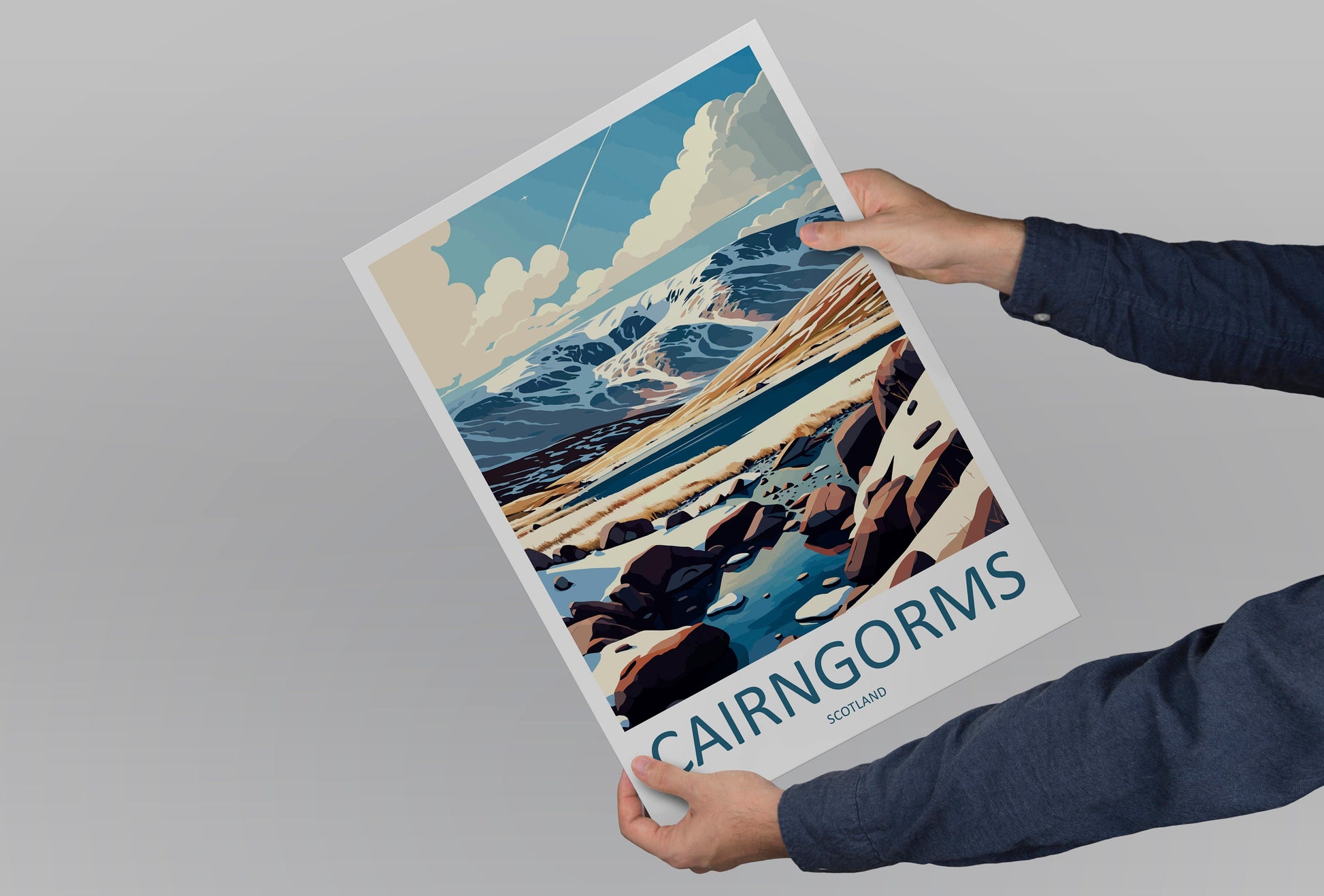 Cairngorms Travel Print Wall Art Cairngorms Wall Hanging Home Décor Cairngorms Gift Art Lovers Scotland Art Lover Gift Cairngorms Poster