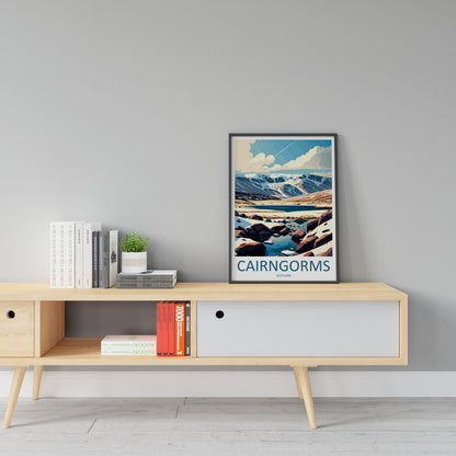 Cairngorms Travel Print Wall Art Cairngorms Wall Hanging Home Décor Cairngorms Gift Art Lovers Scotland Art Lover Gift Cairngorms Poster