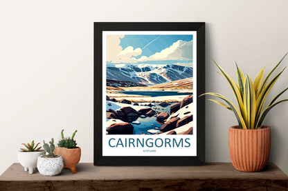 Cairngorms Travel Print Wall Art Cairngorms Wall Hanging Home Décor Cairngorms Gift Art Lovers Scotland Art Lover Gift Cairngorms Poster