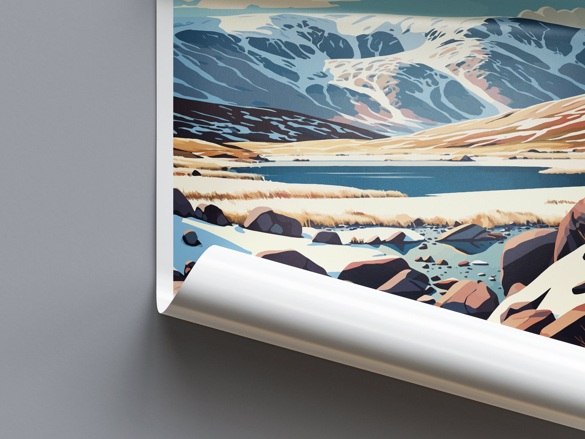 Cairngorms Travel Print Wall Art Cairngorms Wall Hanging Home Décor Cairngorms Gift Art Lovers Scotland Art Lover Gift Cairngorms Poster