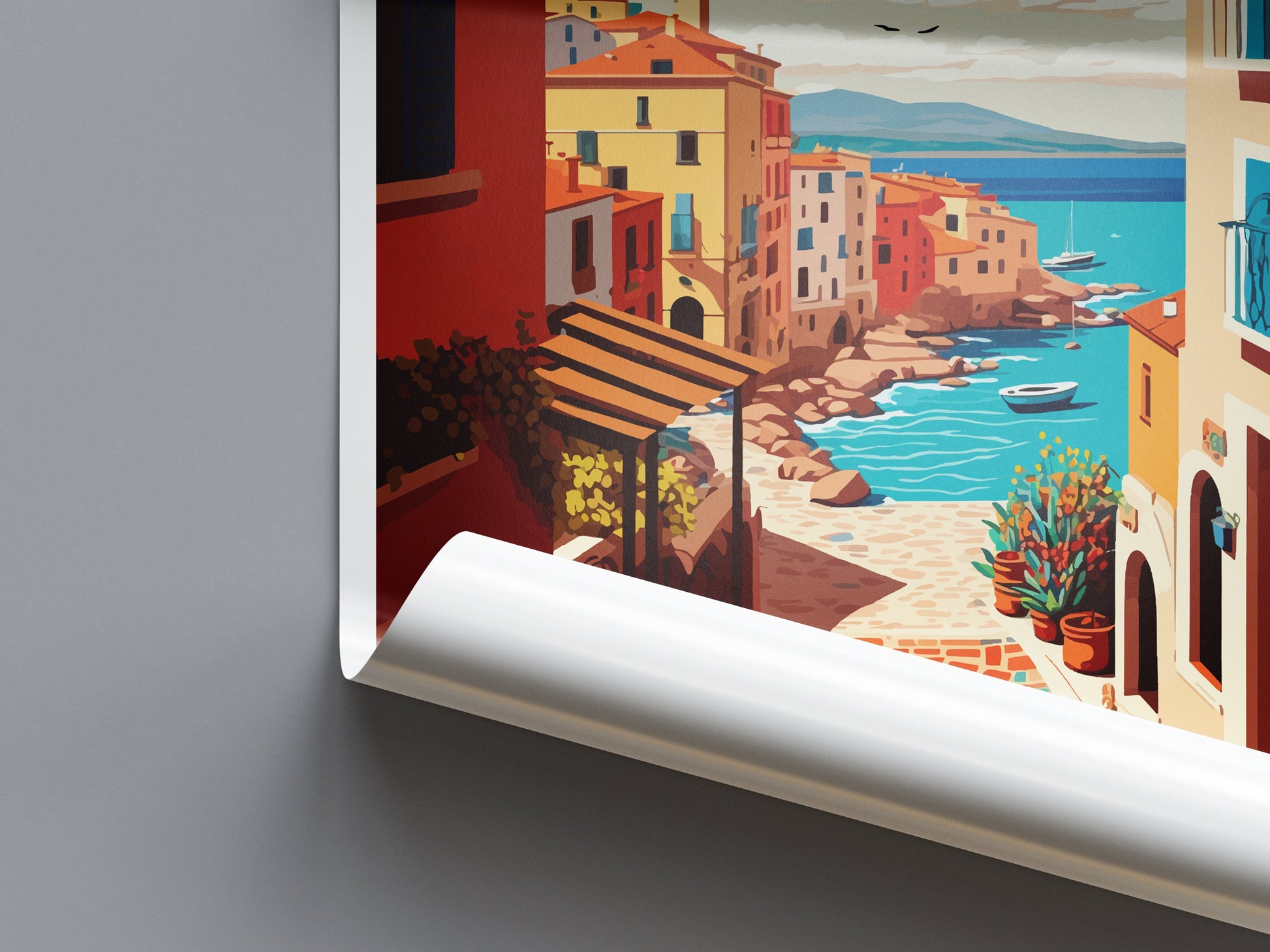 Chania Travel Print Wall Art Chania Greece Wall Hanging Home Decoration Chania Gift Art Lovers Wall Art Print Chania Greece Wall Poster Art