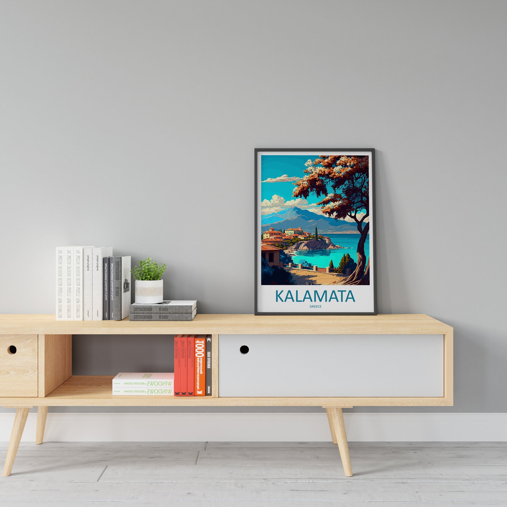 Kalamata Travel Print Wall Art Kalamata Greece Wall Hanging Home Decoration Kalamata Gift Art Lovers Wall Art Print Kalamata Greece Wall Art