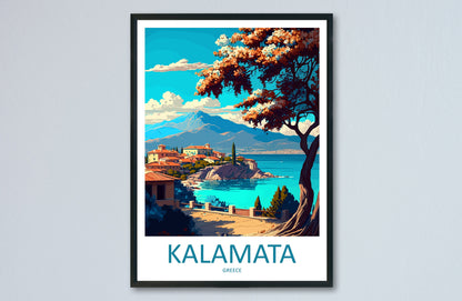Kalamata Travel Print Wall Art Kalamata Greece Wall Hanging Home Decoration Kalamata Gift Art Lovers Wall Art Print Kalamata Greece Wall Art
